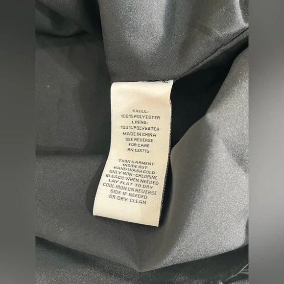 Nanette Lepore Dress Very Black Gold Solid Sleeveless Pleated Size 6 - Picture 11 of 12